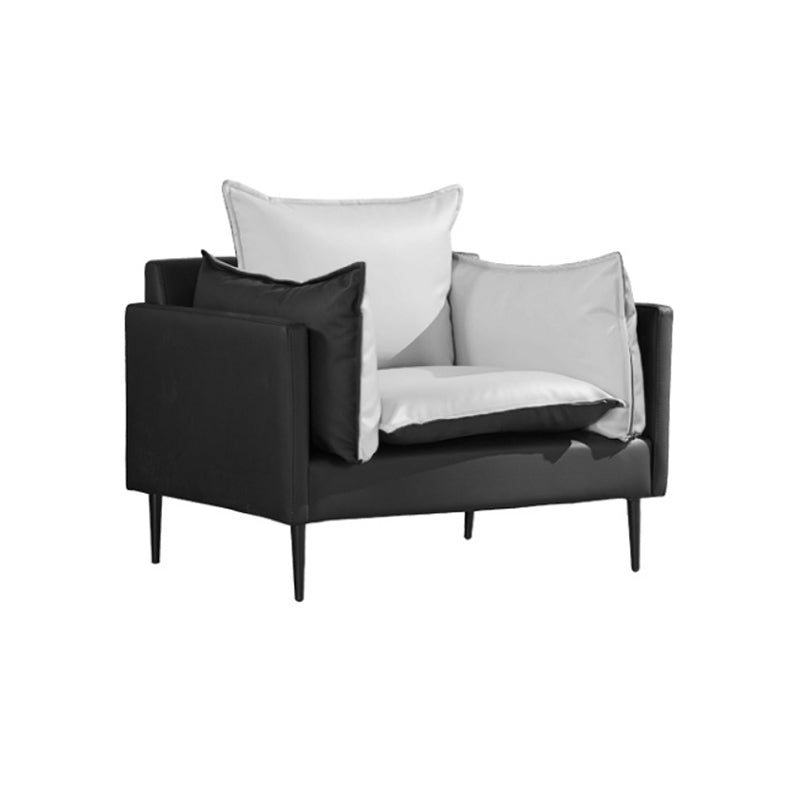 SOFA DI CITTURA FUCCHIO 33,46 "D X 33.46" di divano a braccio quadrato per soggiorno