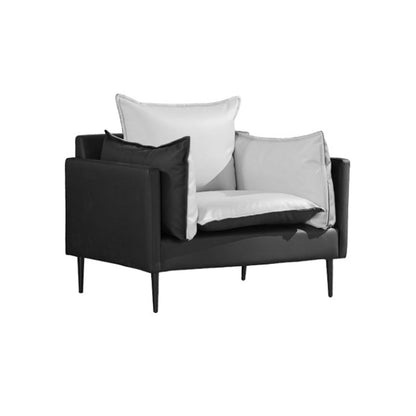 SOFA DI CITTURA FUCCHIO 33,46 "D X 33.46" di divano a braccio quadrato per soggiorno