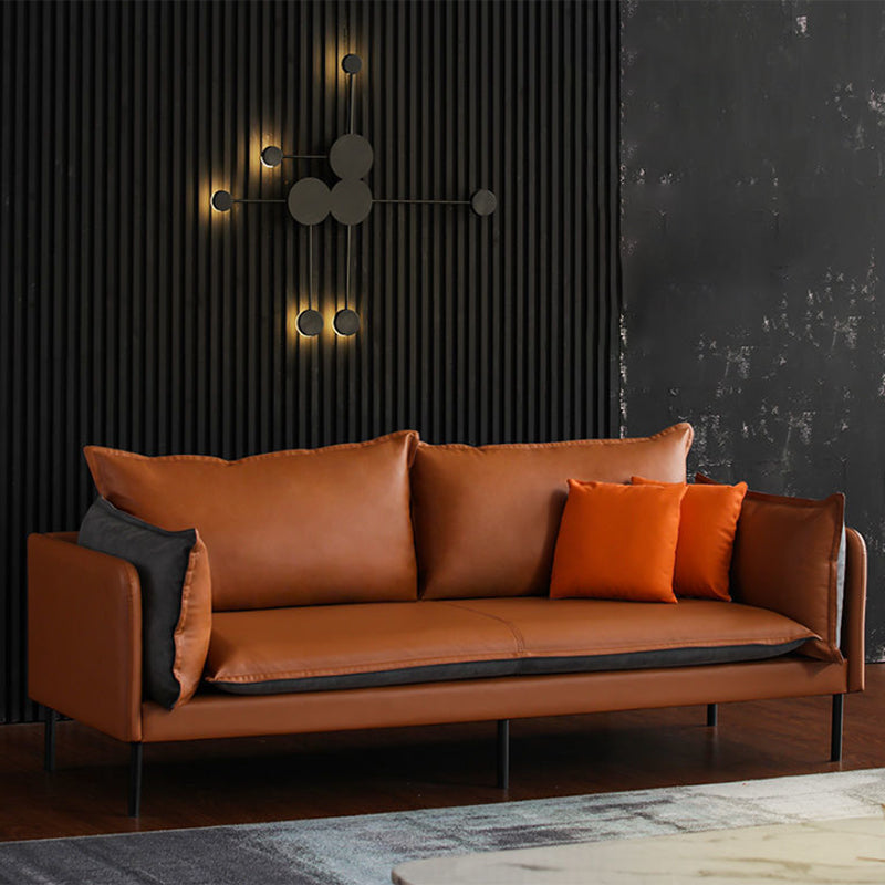 SOFA DI CITTURA FUCCHIO 33,46 "D X 33.46" di divano a braccio quadrato per soggiorno
