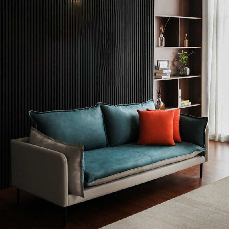 SOFA DI CITTURA FUCCHIO 33,46 "D X 33.46" di divano a braccio quadrato per soggiorno