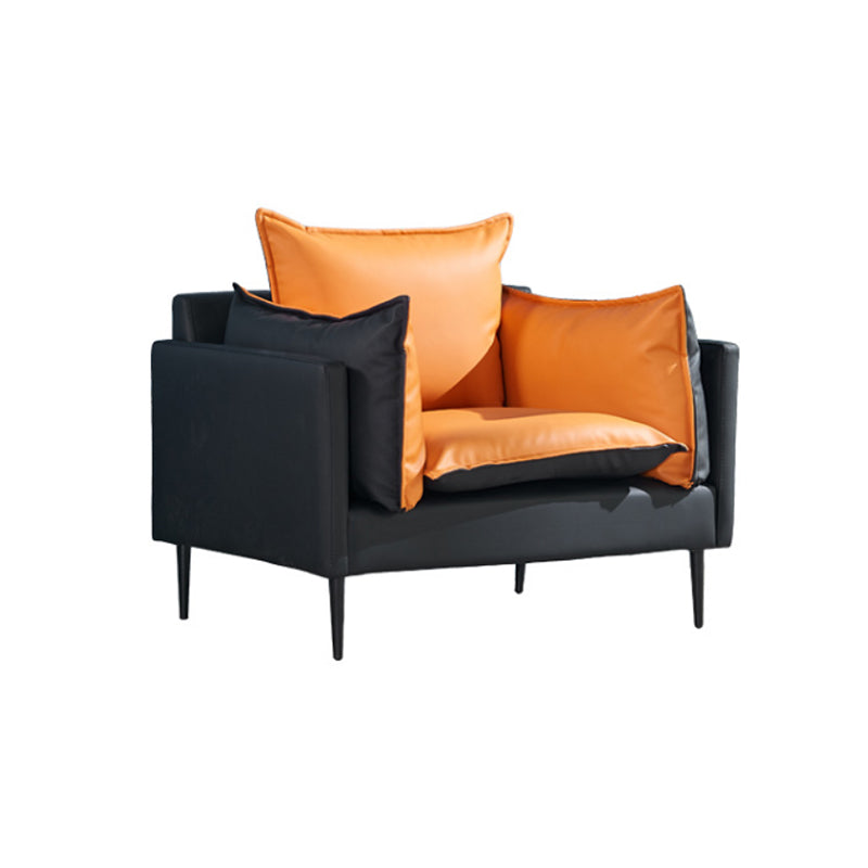 SOFA DI CITTURA FUCCHIO 33,46 "D X 33.46" di divano a braccio quadrato per soggiorno