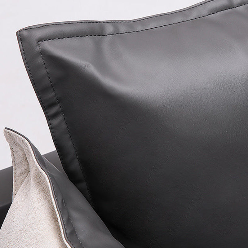 SOFA DI CITTURA FUCCHIO 33,46 "D X 33.46" di divano a braccio quadrato per soggiorno