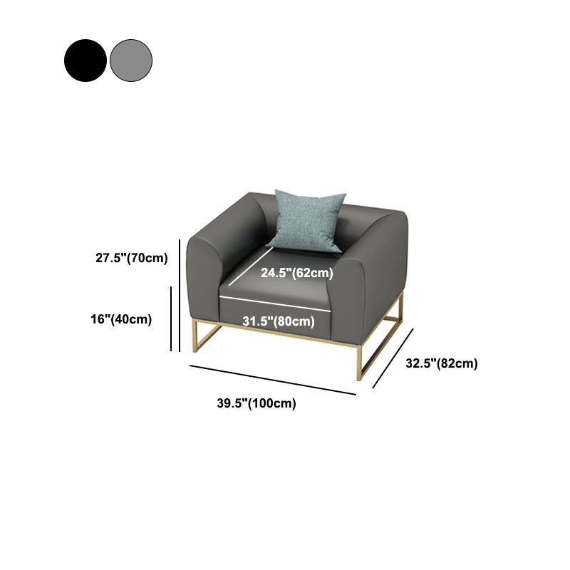 Divano a cornice dorata con cuscino posteriore e braccio di smoking per l'appartamento