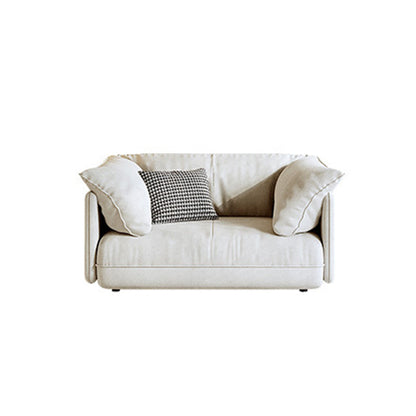 Moderne beige kussen achterbank met kussen bovenarm voor woonkamer