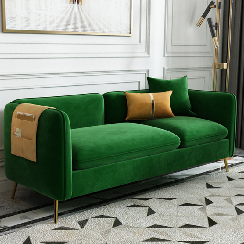 Dofa de brazo cuadrado contemporáneo con almacenamiento 30.31 "de ancho 29.52" alto