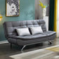 Eigentijdse faux leer en katoenen blend cabriolet sofa bed