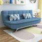 Eigentijdse faux leer en katoenen blend cabriolet sofa bed