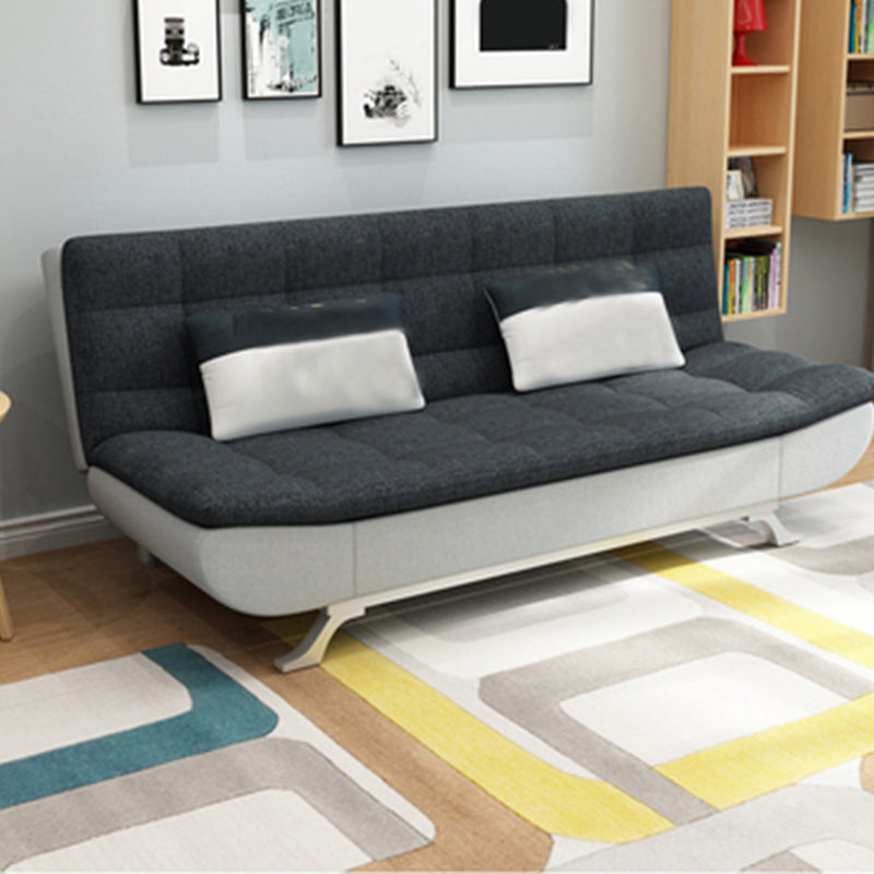 Eigentijdse faux leer en katoenen blend cabriolet sofa bed