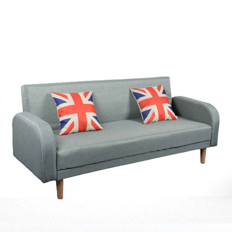 Linon contemporain carré canapé convertible canapé pour le salon, salle bonus