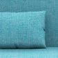 30.7"H Blue/ Grey / Green Linen Armless Sofa Bed& Chaise for Living Room