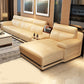 Built-in Armrest Cushioning Backrest Leather SofaSponge Cushion Filling Sofa Bed