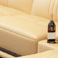Built-in Armrest Cushioning Backrest Leather SofaSponge Cushion Filling Sofa Bed