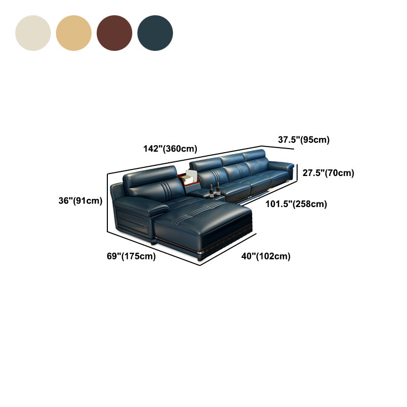 Built-in Armrest Cushioning Backrest Leather SofaSponge Cushion Filling Sofa Bed