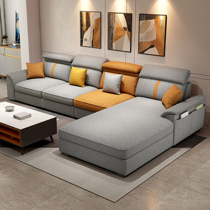 37,4 "H HEAUT-OREIL 4 places Bran Top Bras en faux cuir et chaise pour le salon