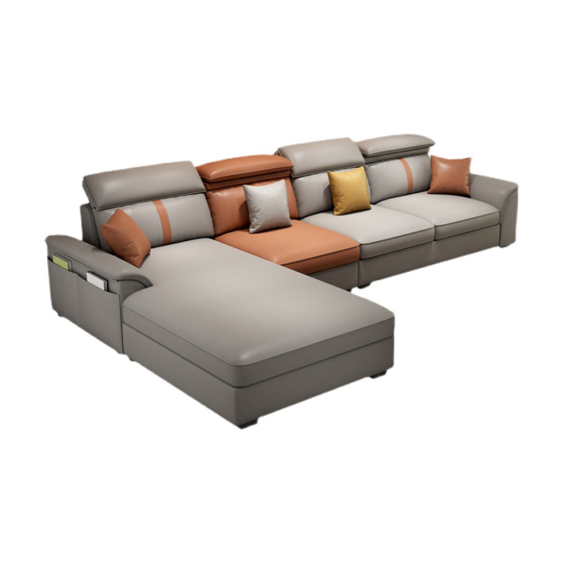 37,4 "H HEAUT-OREIL 4 places Bran Top Bras en faux cuir et chaise pour le salon