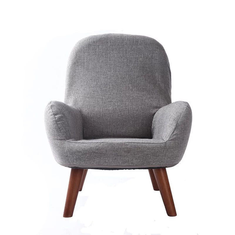 Chaise de bras de linge 23,62 "L x 21,65" W fauteuil accent à quatre jambes de base pour le salon