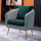 Arms Included Chair 26.7" L x 27.9" W x 29.5" H Chair for Living Room Gray Green Clearhalo 'Accent Chairs' 'accent_chairs' 'Chairs & Seating' 'furn' 'furn_accent_chairs' 'Furniture' 'Living Room Furniture' 5501104