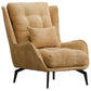 Corduroy Chair 30.70" L x 37.00" W x 46.45" H Tufted Cushions Chair Clearhalo 'Accent Chairs' 'accent_chairs' 'Chairs & Seating' 'furn' 'furn_accent_chairs' 'Furniture' 'Living Room Furniture' 5501130