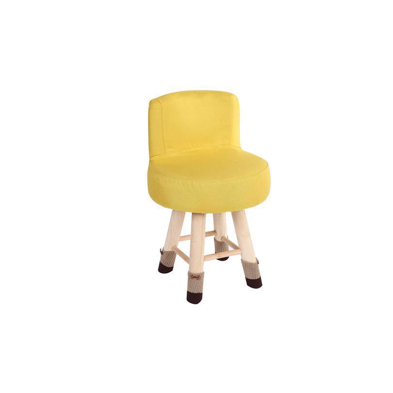 Parsons Chair Armless Solid Wood Frame Chair for Living Room and Bedroom