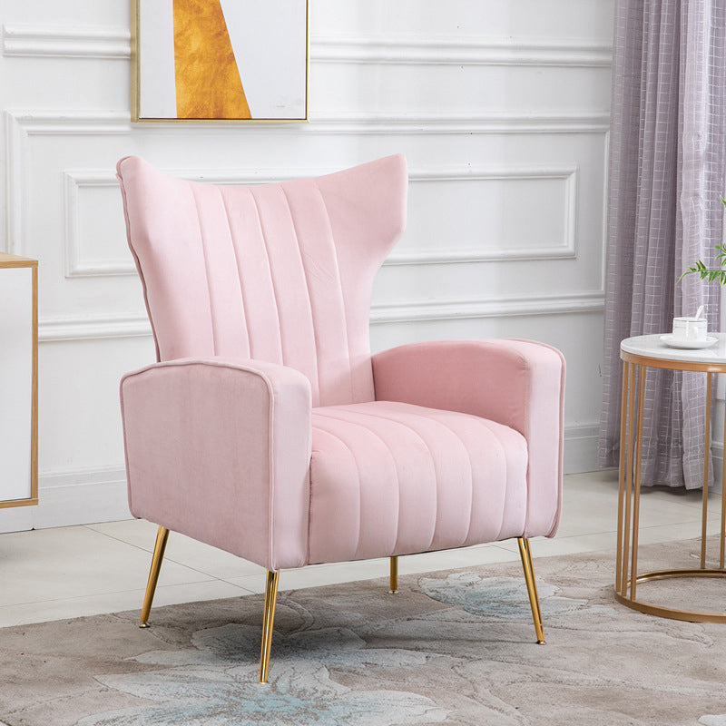 Wingback Stuhl 27,55 "L x 34,25" W x 40,94 "H Basis vier Bein Wingback Stuhl