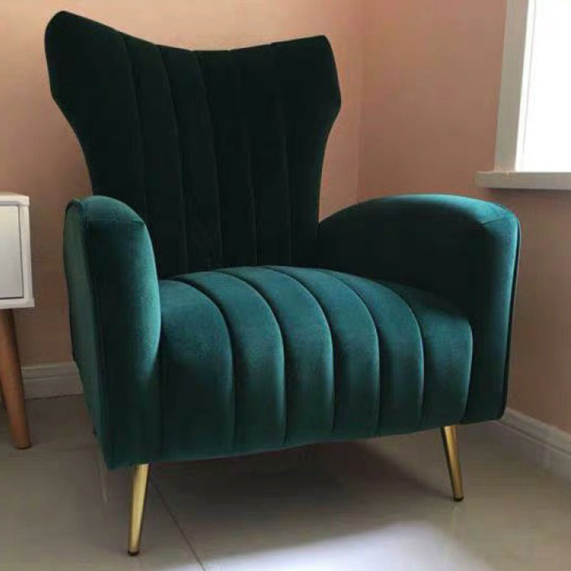 Wingback Stuhl 27,55 "L x 34,25" W x 40,94 "H Basis vier Bein Wingback Stuhl