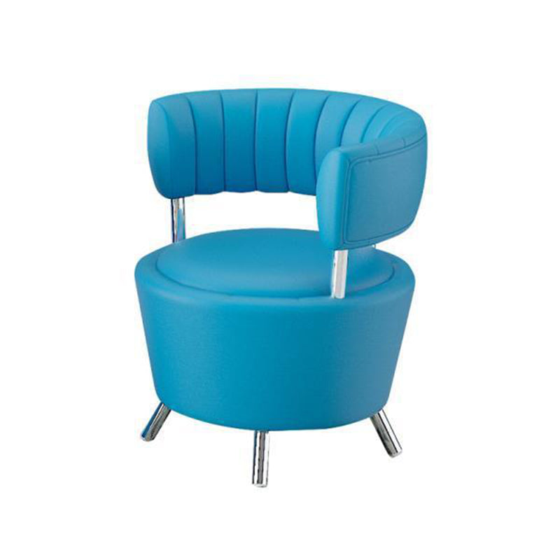 Chaise en cuir fausse 25,19 "L x 23,22" W x 27,55 "H Chaise sans bras