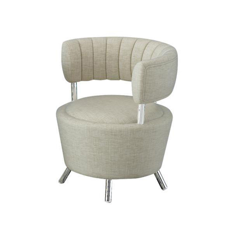 Chaise en cuir fausse 25,19 "L x 23,22" W x 27,55 "H Chaise sans bras