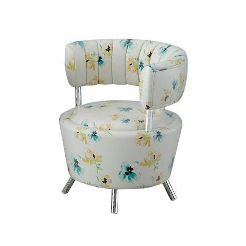 Chaise en cuir fausse 25,19 "L x 23,22" W x 27,55 "H Chaise sans bras