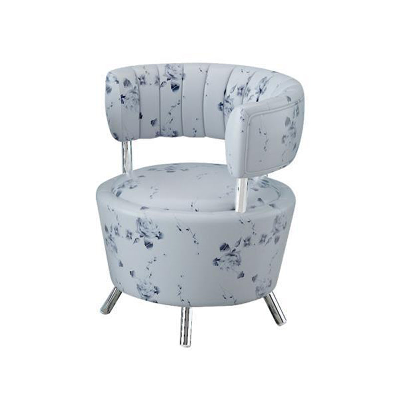 Chaise en cuir fausse 25,19 "L x 23,22" W x 27,55 "H Chaise sans bras