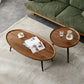 Modern Wood Coffee Table Four-Leg Accent Table in White/Brown/Black Clearhalo 'Coffee & Accent Tables' 'Coffee Tables' 'coffee_tables' 'furn' 'furn_coffee_tables' 'Furniture' 'Living Room Furniture' 5502093