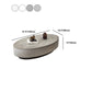 Glam 13.7" H Oval Slate Coffee Table Iron Drum Cocktail Table with Drawer Clearhalo 'Coffee & Accent Tables' 'Coffee Tables' 'coffee_tables' 'furn' 'furn_coffee_tables' 'Furniture' 'Living Room Furniture' 5502345