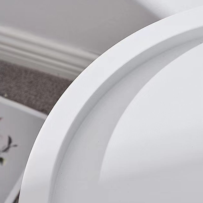 Mid-Century Cross Legs Side Table Metal Round Side End Table Clearhalo 'Coffee & Accent Tables' 'End & Side Tables' 'end_side_tables' 'furn' 'furn_end_side_tables' 'Furniture' 'Living Room Furniture' 5502730