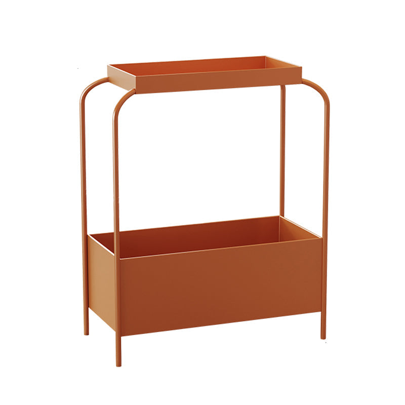 Mid-Century Rectangular Side Table 25.6" Tall 4 Legs End Table Clearhalo 'Coffee & Accent Tables' 'End & Side Tables' 'end_side_tables' 'furn' 'furn_end_side_tables' 'Furniture' 'Living Room Furniture' 5503090