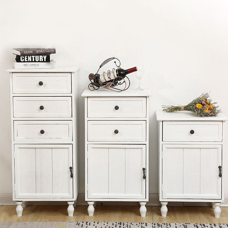 Industrial Turned Legs Accent Cabinet with Door and Drawers Storage Cabinet Clearhalo 'Cabinets & Chests' 'cabinets_chests' 'furn' 'furn_cabinets_chests' 'Furniture' 'Living Room Furniture' 5503378