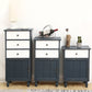 Industrial Turned Legs Accent Cabinet with Door and Drawers Storage Cabinet Clearhalo 'Cabinets & Chests' 'cabinets_chests' 'furn' 'furn_cabinets_chests' 'Furniture' 'Living Room Furniture' 5503379