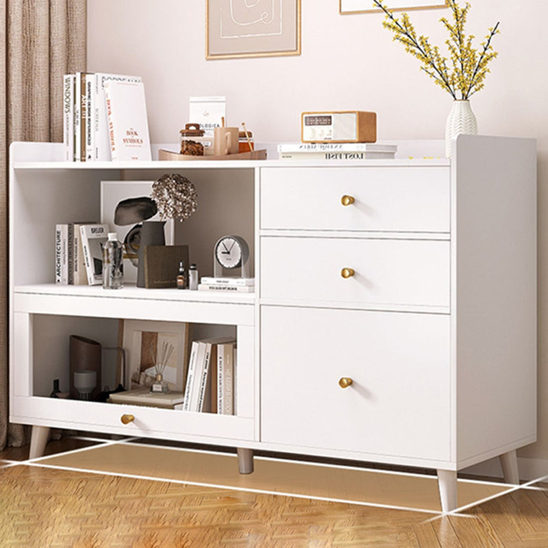 Bracket Legs Accent Cabinet with Drawers and Doors Cabinet for Living Room Clearhalo 'Cabinets & Chests' 'cabinets_chests' 'furn' 'furn_cabinets_chests' 'Furniture' 'Living Room Furniture' 5503435
