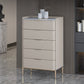 23.62" H x 15.74" L Contemporary Wood Accent Chest with Drawers