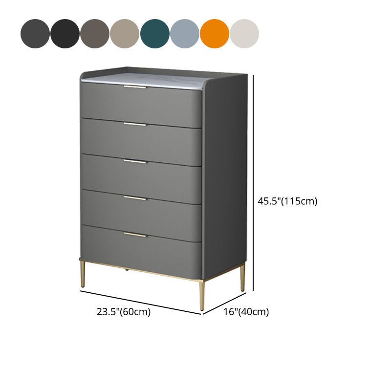 23,62 "h x 15,74" l contemporanea accento di legno con cassetti