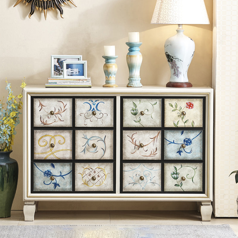 Mid-Century Modern Knobs Chest with Turned Legs Accent Chest Clearhalo 'Cabinets & Chests' 'cabinets_chests' 'furn' 'furn_cabinets_chests' 'Furniture' 'Living Room Furniture' 5503607