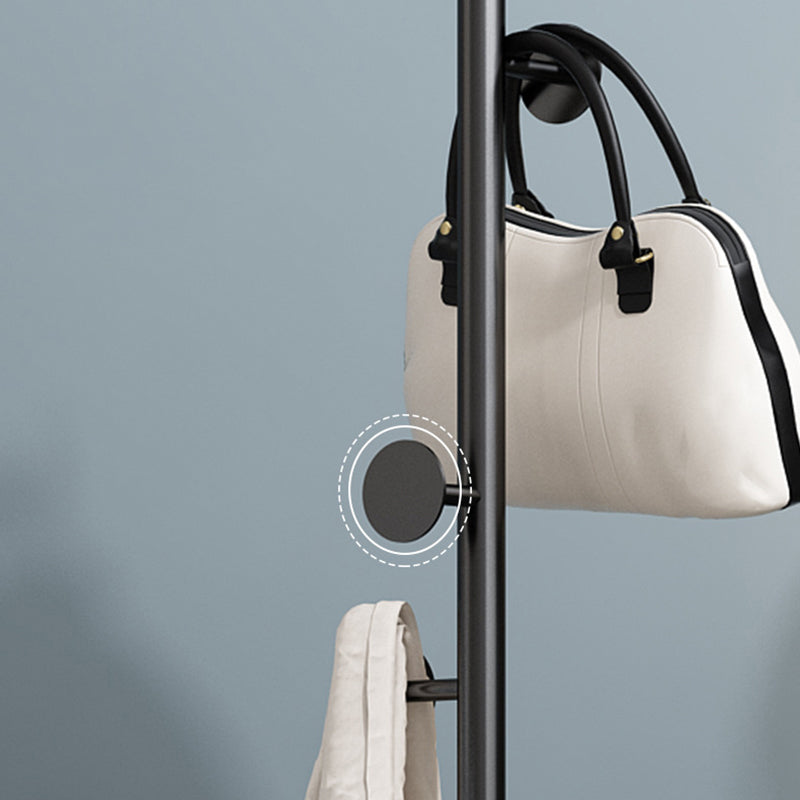 Contemporary Coat Hanger Metal Marble Detached Floor Coat Rack Living Room Clearhalo 'Entry & Mudroom Furniture' 'furn' 'furn_hall_tree_coat_racks' 'Furniture' 'Hall Trees & Coat Racks' 'hall_tree_coat_racks' 5504106