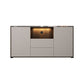 Mueble TV de piedra estilo moderno Mueble TV con 2 puertas y 2 cajones