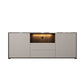Mueble TV de piedra estilo moderno Mueble TV con 2 puertas y 2 cajones
