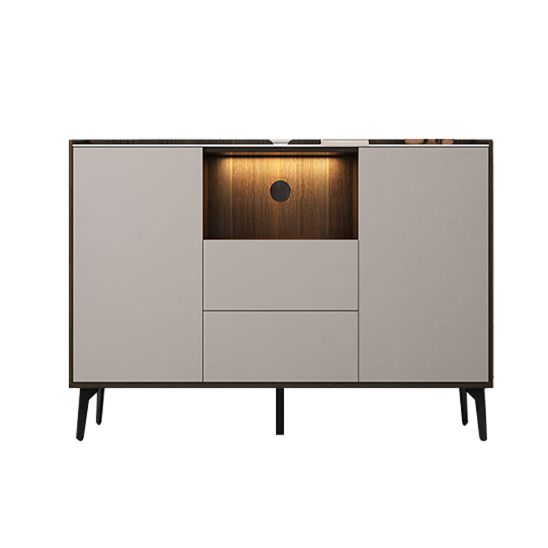 Mueble TV de piedra estilo moderno Mueble TV con 2 puertas y 2 cajones