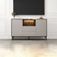 Mueble TV de piedra estilo moderno Mueble TV con 2 puertas y 2 cajones