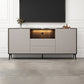 Mueble TV de piedra estilo moderno Mueble TV con 2 puertas y 2 cajones