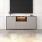 Mueble TV de piedra estilo moderno Mueble TV con 2 puertas y 2 cajones