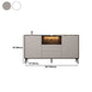 Mueble TV de piedra estilo moderno Mueble TV con 2 puertas y 2 cajones