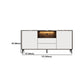 Mueble TV de piedra estilo moderno Mueble TV con 2 puertas y 2 cajones