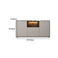 Mueble TV de piedra estilo moderno Mueble TV con 2 puertas y 2 cajones