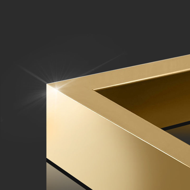 Modern Style Metal Slat Standard Bed with Rectangular Headboard Clearhalo 'Bedroom Furniture' 'Beds' 'furn' 'furn_beds' 'Furniture' 5505127